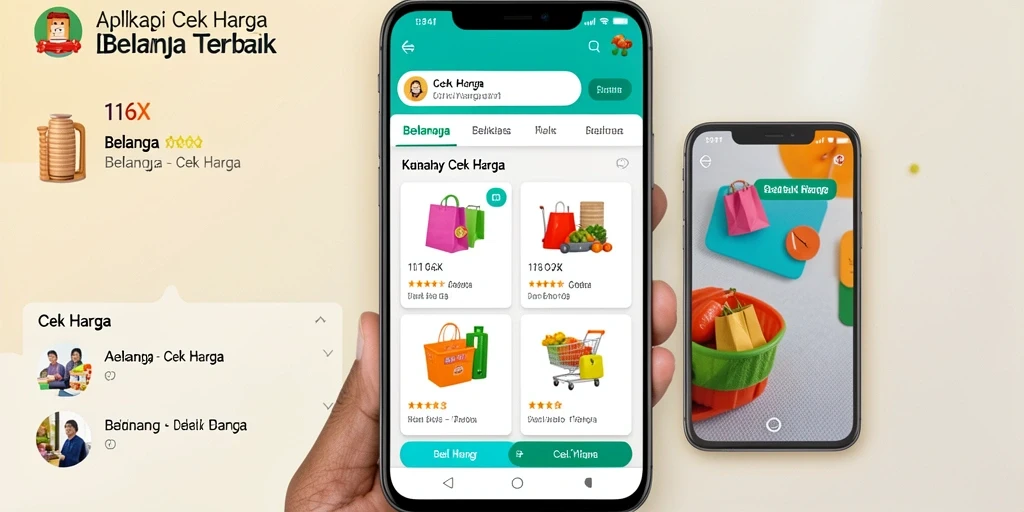 Tampilan antarmuka aplikasi Cek Harga 116X yang intuitif.