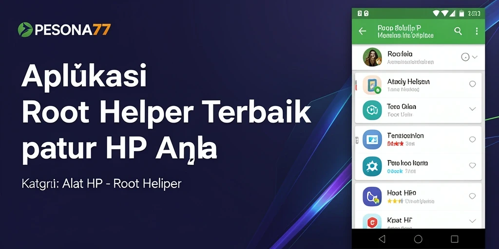 Tampilan antarmuka PESONA77 yang sederhana dan fungsional.
