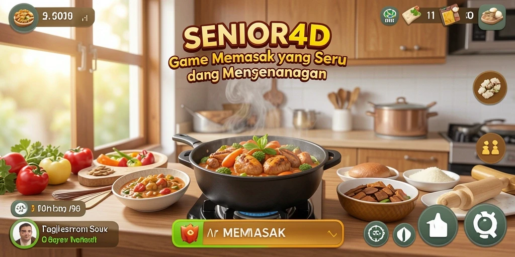 Antarmuka menarik dengan berbagai pilihan hidangan